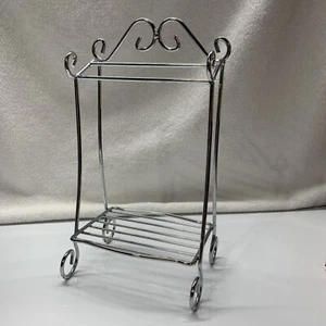 12 "x 6" Chrom Mini Rack, viele Anwendungen, Bad, Küche, Puppentücher, Pflanzgefäße, W4 - Bild 1 von 3