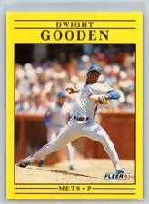1991 Fleer #148 Dwight Gooden       New York Mets