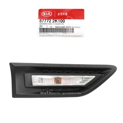 GENUINE 877722K100 FENDER SIDE MARKER LAMP RIGHT PASSENGER FOR KIA SOUL 2010-13 - Image 1 of 3