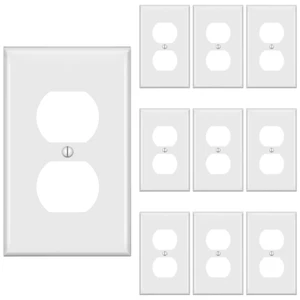 Duplex Outlet Covers, Wall Plate for Outlets, Electrical Outlet Cover Plates, Du - Picture 1 of 12