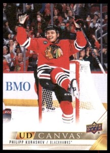 2022-23 UD Series 2 Canvas #C138 Philipp Kurashev - Chicago Blackhawks