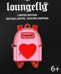 Loungefly Valentinstag Rucksack Pin rosa Herz roségold limitierte Auflage - Bild 1 von 2