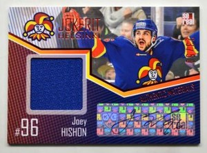 2016-17 KHL Jokerit Helsinki AUTO JERSEY #JOK-JER-A28 Joey Hishon 23/50