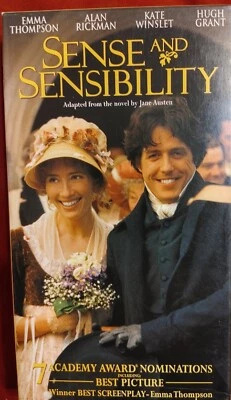 Sense And Sensibility VHS 1996  Kate Winslet Hugh Grant Estate item. As Is GCond - Image 1 of 3