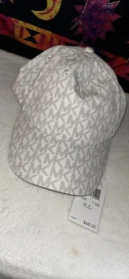 Michael Kors Adjustable Baseball Cap White/Grey - NEW, Never Worn - Image 1 of 3