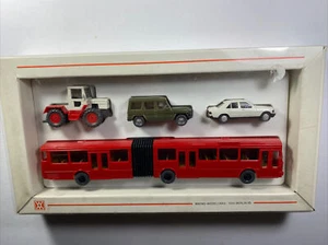 W463 WIKING 1:87 H0 Mercedes Benz Bus rot ovp Werbeset O 305 G rot W 463 201 - Bild 1 von 5