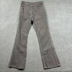 Vintage 70s Levi’s Corduroy Bootcut Pants Mens Size 30x32 Gray Casual