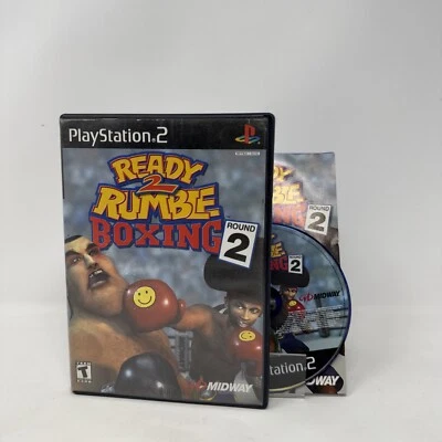 Ready 2 Rumble Boxing: Round 2 (Sony PlayStation 2, 2000) en caja original con manual Foto 1 de 4