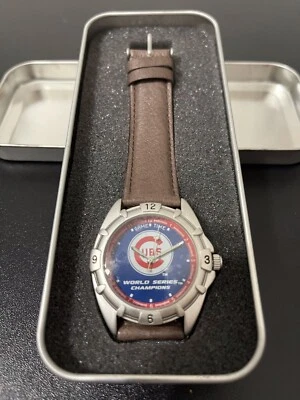 Chicago Cubs 1908 World Series Edition. Game Time Quartz Watch MLB Baseball NIP - Image 1 of 4