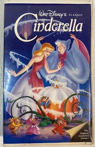 Cinderella (VHS, 1988) Walt Disney The Classics 410 Black Diamond Label - Bild 1 von 4