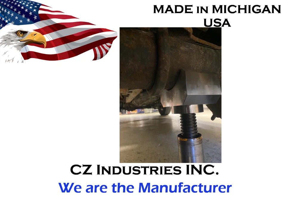 Macaco para garrafa/piso adaptador de eixo sela de elevação alumínio universal 3" e 4" - Imagem 1 de 4