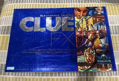 CLUE FX Electronic Talking Board Game Complete Working 2003 Parker Brothers - Image 1 of 4