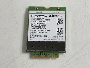 Fibocom L850-GL lt4210 917822-002 L15398-001 M.2 4G LTE WWAN Moduł - Zdjęcie 1 z 6