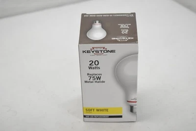Keystone A21 LED Bulb 20W E26 3000K Soft White Dimmable KT-LED20A21 HID Retrofit - Image 1 of 4