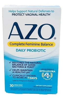 AZO GORRA EQUILIBRIO FEMENINA COMPLETA 30CT, Nueva Exp 04/26 Foto 1 de 2