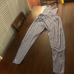 IMBODHI Bodhi Jumper Blue  Cross back Harem  Modal Lounge Yoga One Piece Large - Picture 1 of 13