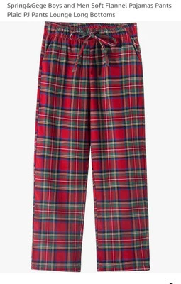 Old Navy Boys/Man Flannel Pajama Pants SZ: XS Red Tartan - Image 1 of 3