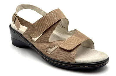 Zapatos sedosos David Tate para mujer talla 9,5 sandalias cómodas de cuero estrecho con hebilla Foto 1 de 4