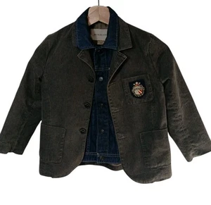 Rare Burberry Boys Blazer Size 5 - Picture 1 of 22