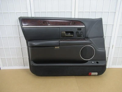 09 10 11 Lincoln Town Car WOODGRAIN BLACK Left Front Interior Door Panel Trim Foto 1 de 4