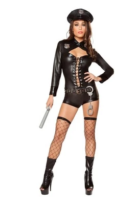 Disfraz de oficial de policía y ejército para adultos Code para mujer  Foto 1 de 2