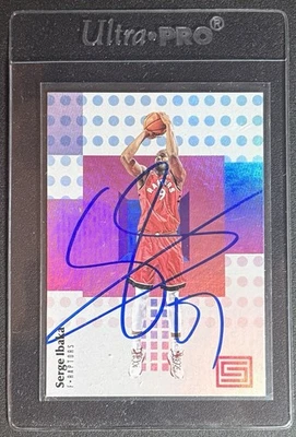 Tarjeta autografiada firmada por Serge Ibaka 2018-19 Panini Status #43 IP AUTO Foto 1 de 2