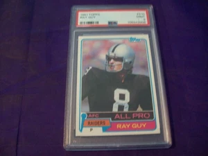 1981 TOPPS FOOTBALL #510 RAY GUY PSA 9 - Picture 1 of 2