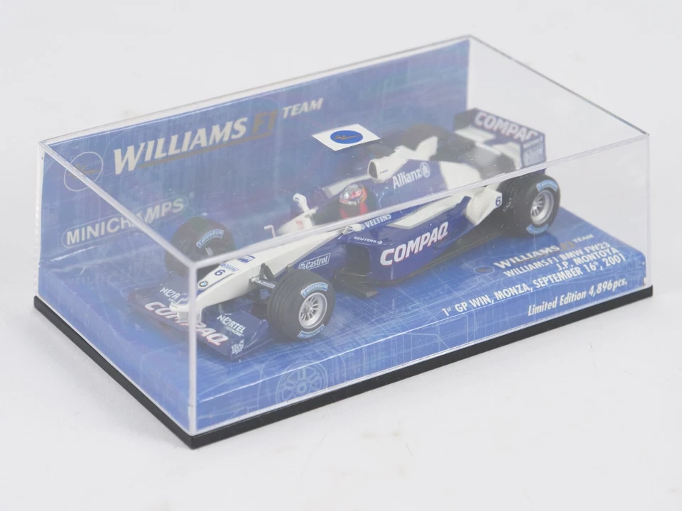 Minichamps 1/43 Williams BMW FW23 Montoya GP Vittoria 2001 400 010126 400010126 - Immagine 1 di 4