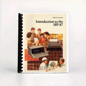 Owner Manual for HP-87 Vintage Computer - Picture 1 of 1