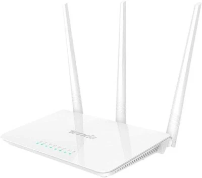 F3 300mbps Wireless Router With 3 Fixed Antenna 3lan 1wan Port - Image 1 of 4