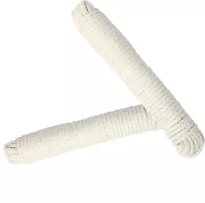 Natural Cotton Rope Cord Twine Macrame 4MM Durable Premium Quality 2PACK 15METER - Picture 1 of 11