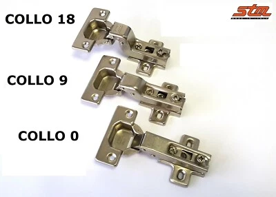 CERNIERA TM STM Ø 35 mm 110° per ANTE + BASE - Collo 0-9-18 MADE IN ITALY