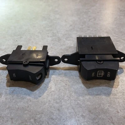 1990 年别克 Century 原始设备制造商除霜器和内部圆顶灯开关 (PAIR) — 第 1/4 张图片