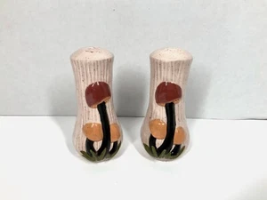 1970 Vintage Arnel's MCM Retro Mushroom Hand Painted Salt And Pepper Shakers EUC - Picture 1 of 9