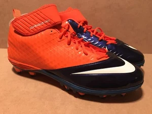 Men’s Size 18 NIKE Lunarlon Superbad Denver Broncos Cleats Shoes 534994-810 - Picture 1 of 8