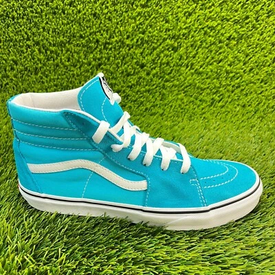Vans Sk8 Hi Skate Niños Niños Talla 7Y Azul Blanco Atlético Informal Zapatos Tenis Foto 1 de 4