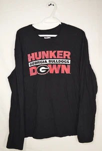 Fanatics Hunker Down Georgia Bulldogs Black long sleeve XL shirt T41 - Picture 1 of 3