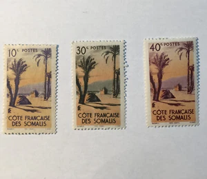 NANEE-B)BRIEFMARKEN,SOMALISCHE KÜSTE,1947,#248-249-250-A30,10C30C40C,POSTFRISCH,SIEHE FOTO,T136B - Bild 1 von 4