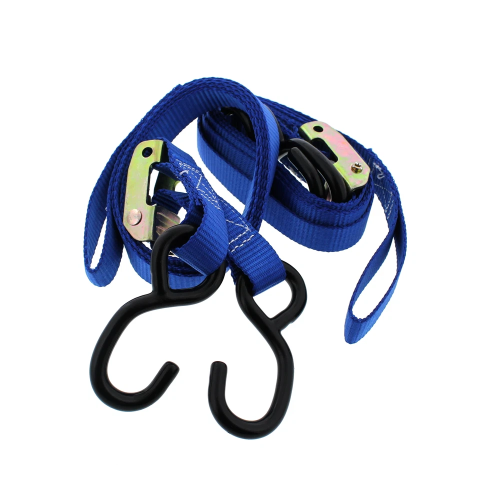 Race-Driven Cambuckle Tie Down Straps ATV MX Motorcycle Dirtbike Strap - Blue - Image 1 of 1