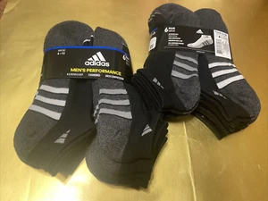 New Adidas Men's Performance AeroReady Low Cut Socks 12 Pair Size 6-12 - Picture 1 of 1