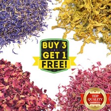 Dried Flowers for Natural Wedding Confetti - Biodegradable Real Dry Eco Petals 