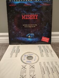 Misery (Laserdisc, 1990) James Caan Kathy Bates 