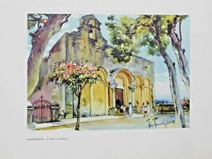 ALDO RAIMONDI - MANFREDONIA- 1953 PRINT - TURISMO DI FOGGIA - UNFRAMED - Picture 1 of 5