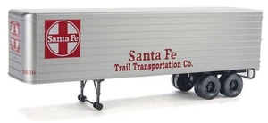SceneMaster-HO-#2407   35' Fluted-Side Trailer 2-Pack - Santa Fe - Picture 1 of 5