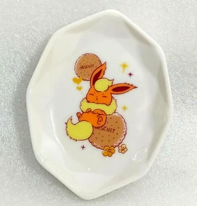 Ichiban Kuji Banpresto 2018 Colección Pokémon Flareon Plato Pequeño de Cerámica Japón - Imagen 1 de 6