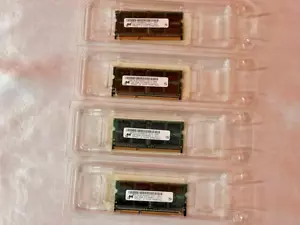 Micron 4x2GB 8GB RAM Memory SODIMM DDR3-1066MHz non-ECC MT16JSF25664HZ-1G1F1 - Picture 1 of 2