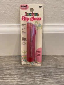 Smackers Bonne Bell NEW Vintage Flip Gloss Lip Strawberry Petal RARE Shimmer - Picture 1 of 1