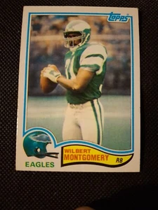 1982 WILBERT MONTGOMERY TOPPS CARD #452 PHILADELPHIA EAGLES ABILENE CHRISTIAN - Picture 1 of 2