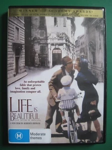 Life Is Beautiful (DVD, 1997), Region 4 - Used DVD Movie, Free FAST Postage - Picture 1 of 1