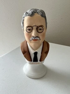 Lefton | Theodore Roosevelt Bust Figurine President Sculpture Americana - Picture 1 of 7